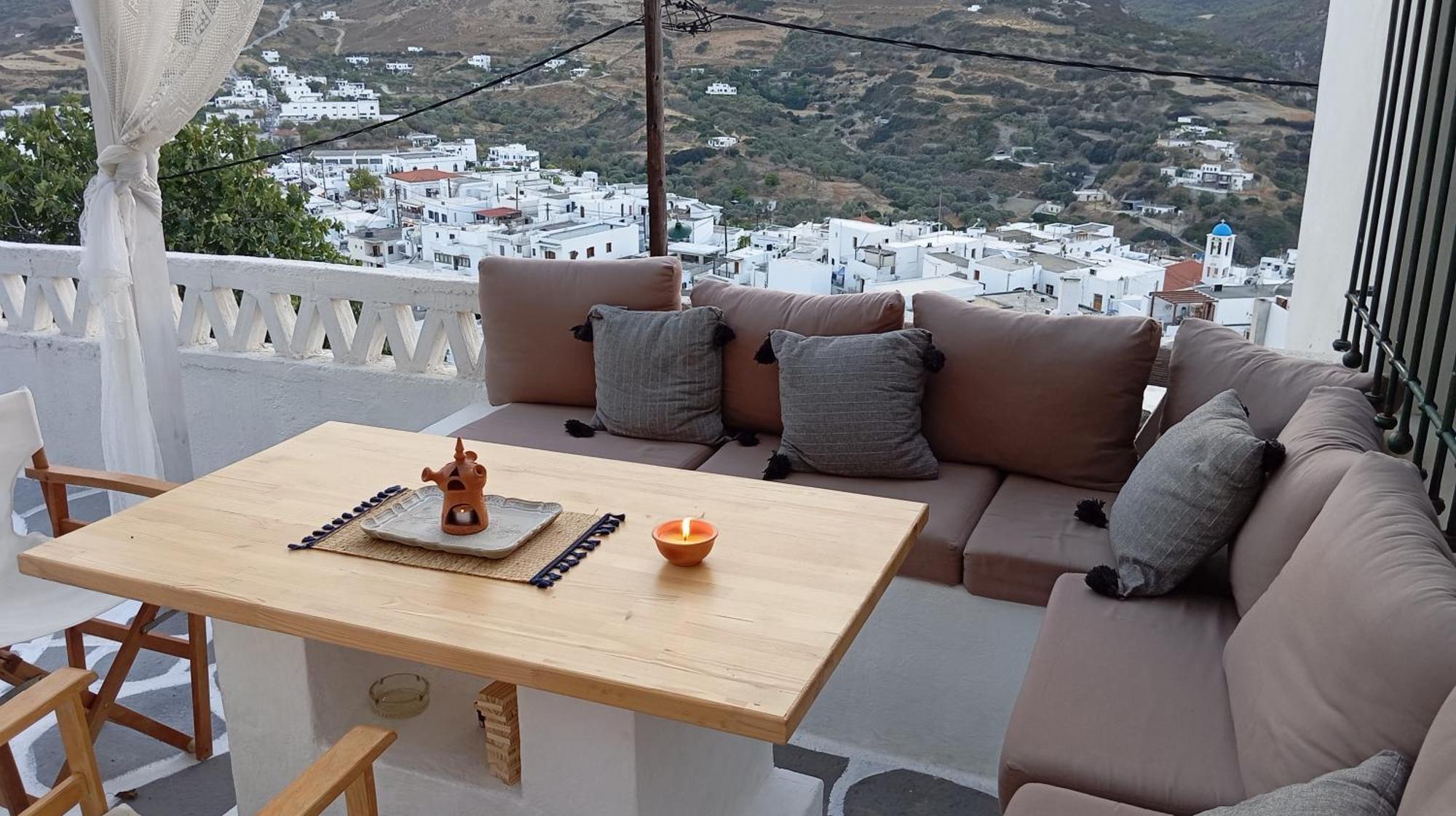 Vasiliki Skyros Castle View Villa Bagian luar foto