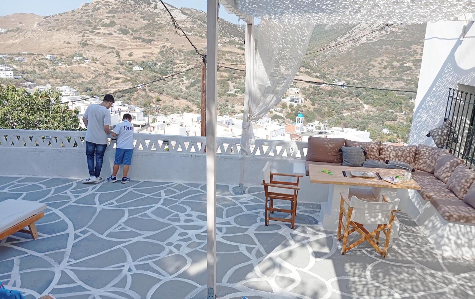 Vasiliki Skyros Castle View Villa Bagian luar foto