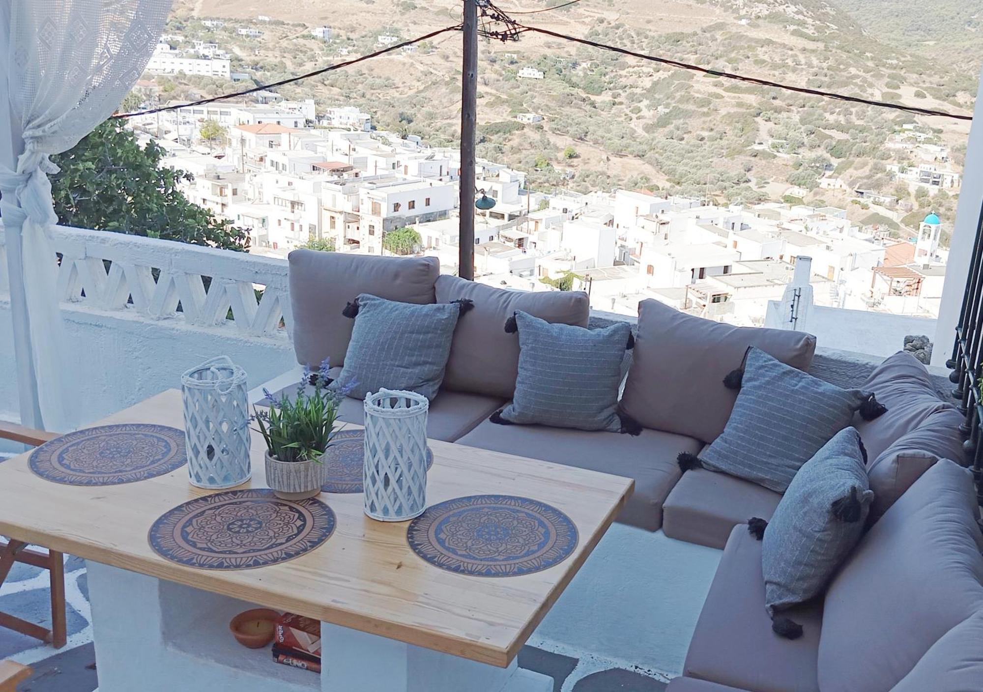 Vasiliki Skyros Castle View Villa Bagian luar foto